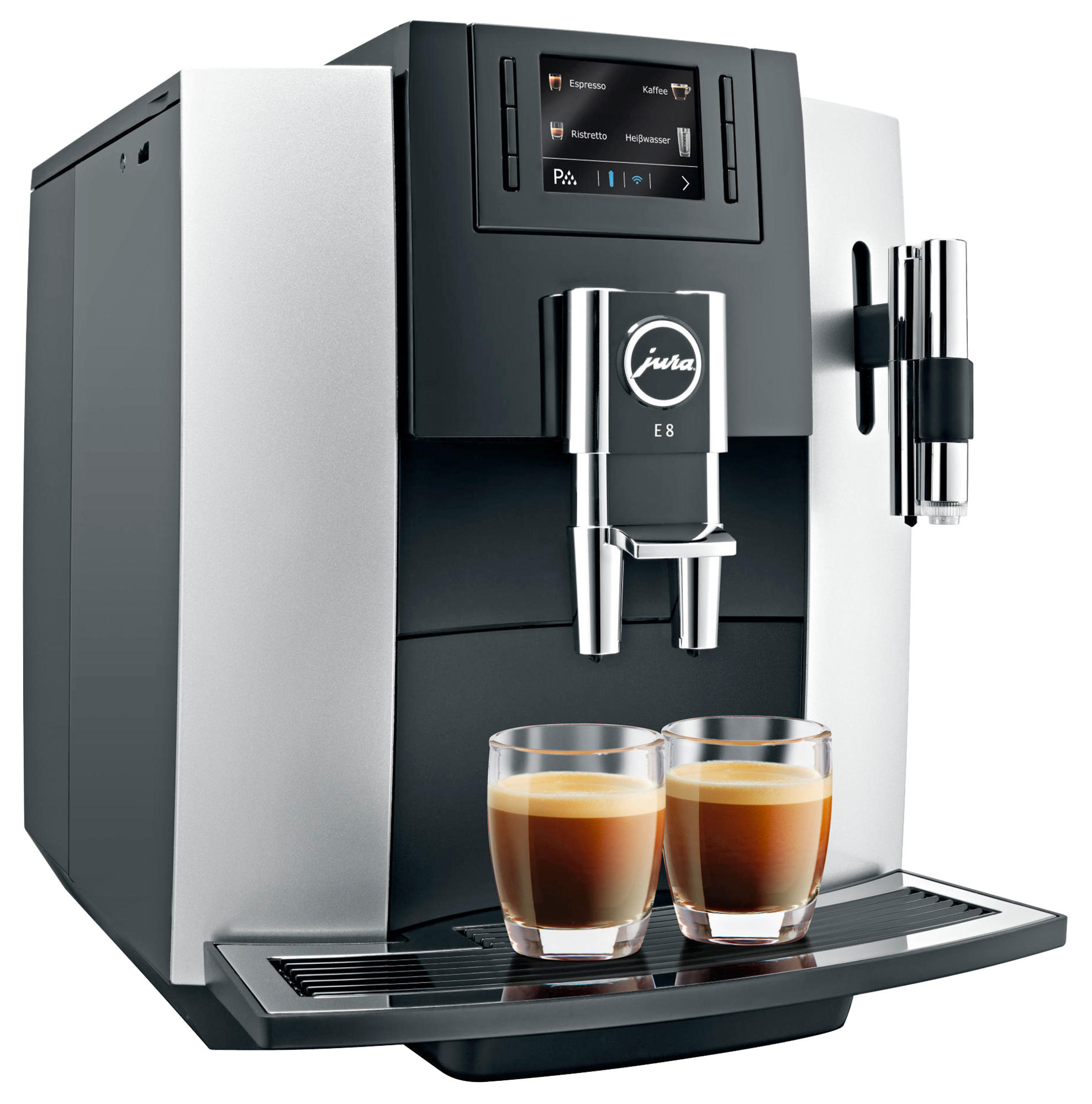 JURA E8 Platin Kaffeevollautomat Platin
