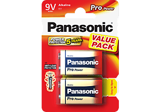PANASONIC Batterie 6LR61PPG/2BP ANODE-BLOCK 9V