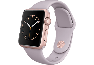 Smart Watch Apple Watch 38 Mm Aluminium Mit Sportband Mlch2fd A Smart Watch Rosegold Lavender Mediamarkt