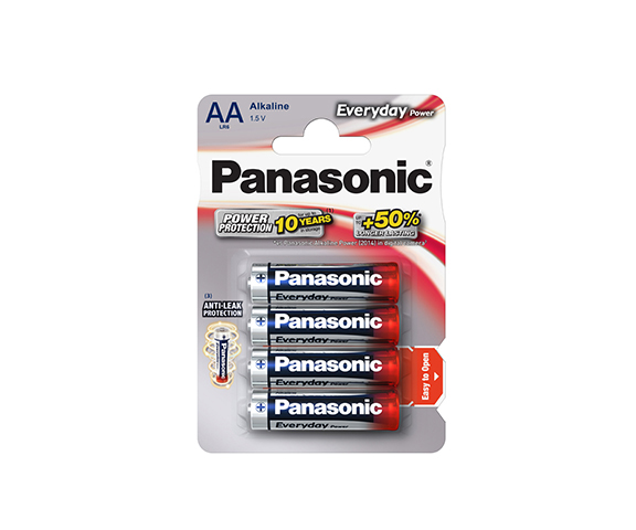 PANASONIC LR6EPS/4BP AA Alkaline, 4 Stück 1.5 Volt Batterie