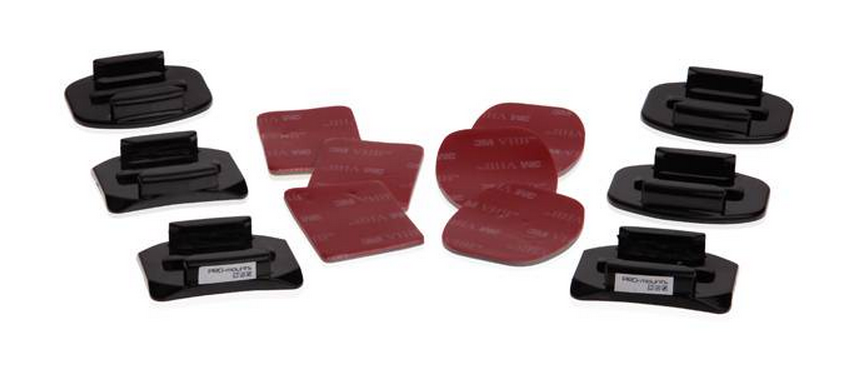 PRO-MOUNTS Flat & Curved Mounts Zelfklevende bevestiging (PMT2013GP10) Zelfklevende bevestiging