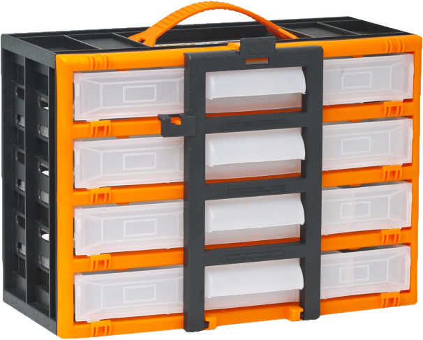 NOU Hordozható kelléktároló szekrény 310x165x220mm