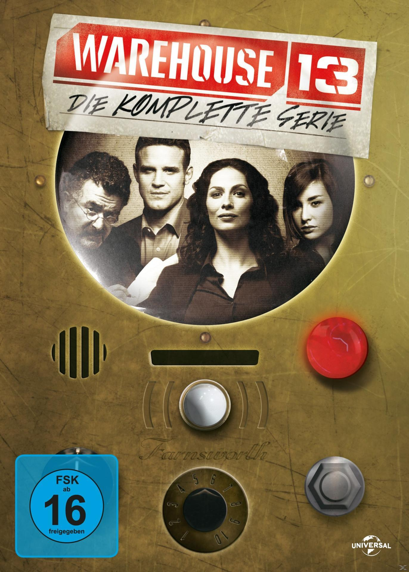 DVD-Cover mit vier Personen im Vintage-Stil, mit rotem und goldenem Design.