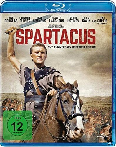 Blu-ray-Cover mit einem Mann auf einem Pferd, der ein Schwert hält, mit Text und Blu-ray-Label.