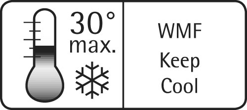 WMF Kult X Mix & Go Keep Cool  Standmixer Cromargan matt (300 Watt, 0.6 l)