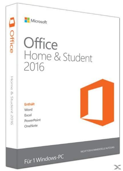 Microsoft Office Home and Student 2016 (Code in a Box) - [PC]