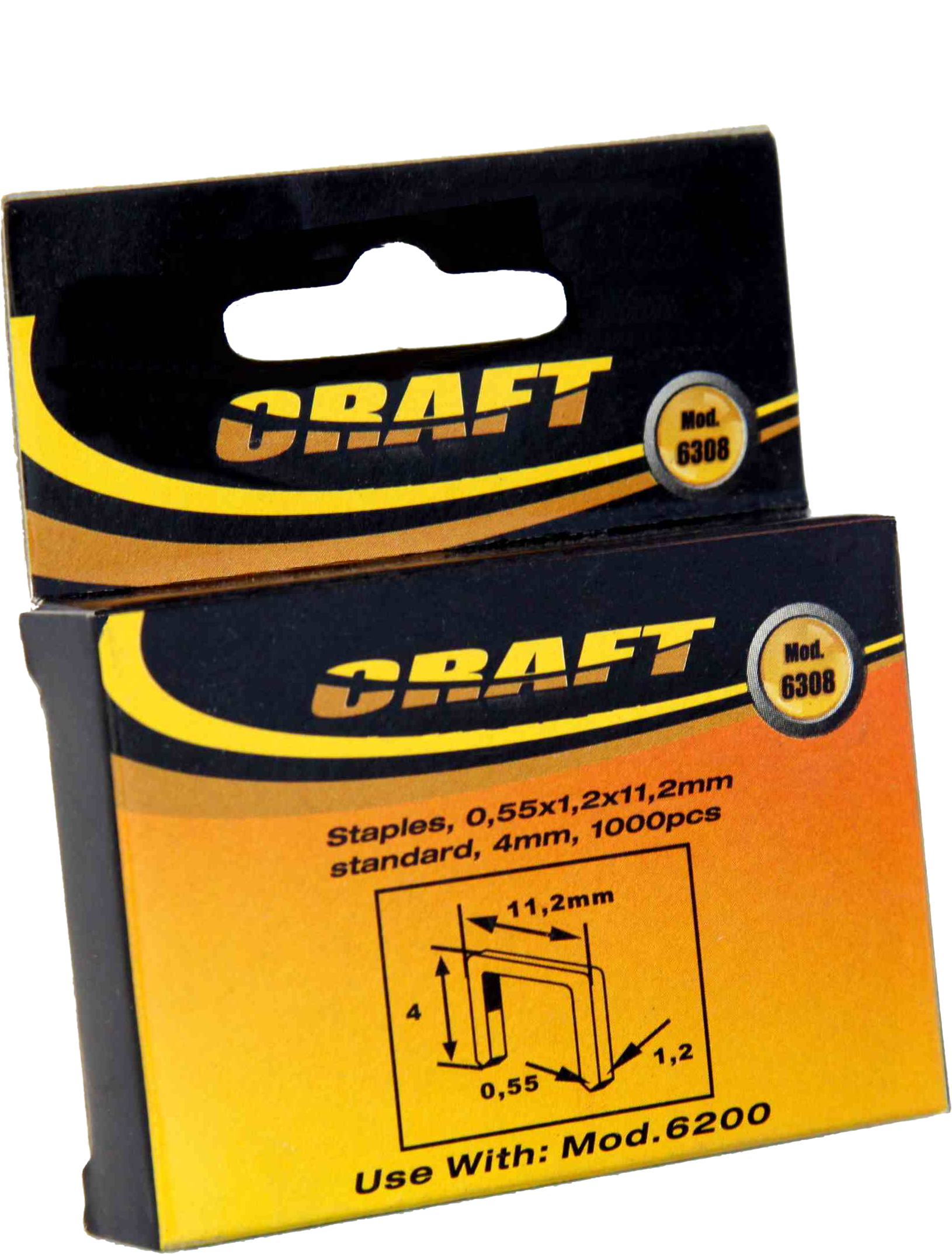 CRAFT 6308 Tűzőkapocs 4mm 1000 db