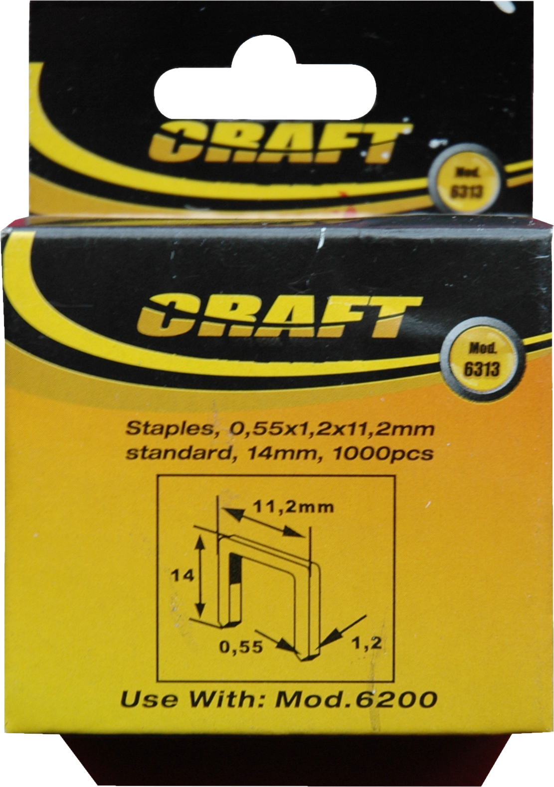 CRAFT 6313 Tűzőkapocs 14mm 1000 db