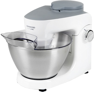 KENWOOD Küchenmaschine KHH326WH MultiOne Küchenmaschine Weiß (1000 Watt)