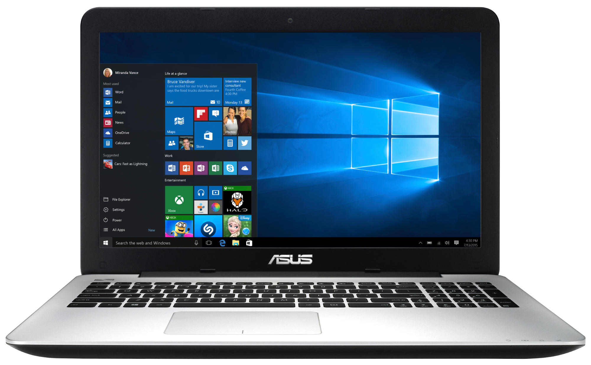 ASUS R556UB-XO146T - 15,6 Zoll - Intel® Core™ i5 i5-6200U - 8 GB - 256 GB - Windows 10 Home (64 Bit)