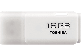 Pendrive 16GB - Toshiba TransMemory White, USB 2.0, blanco
