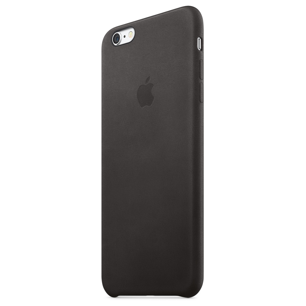 Backcover, Leder iPhone 6s iPhone APPLE Plus Apple, Plus, 6s Case, Schwarz