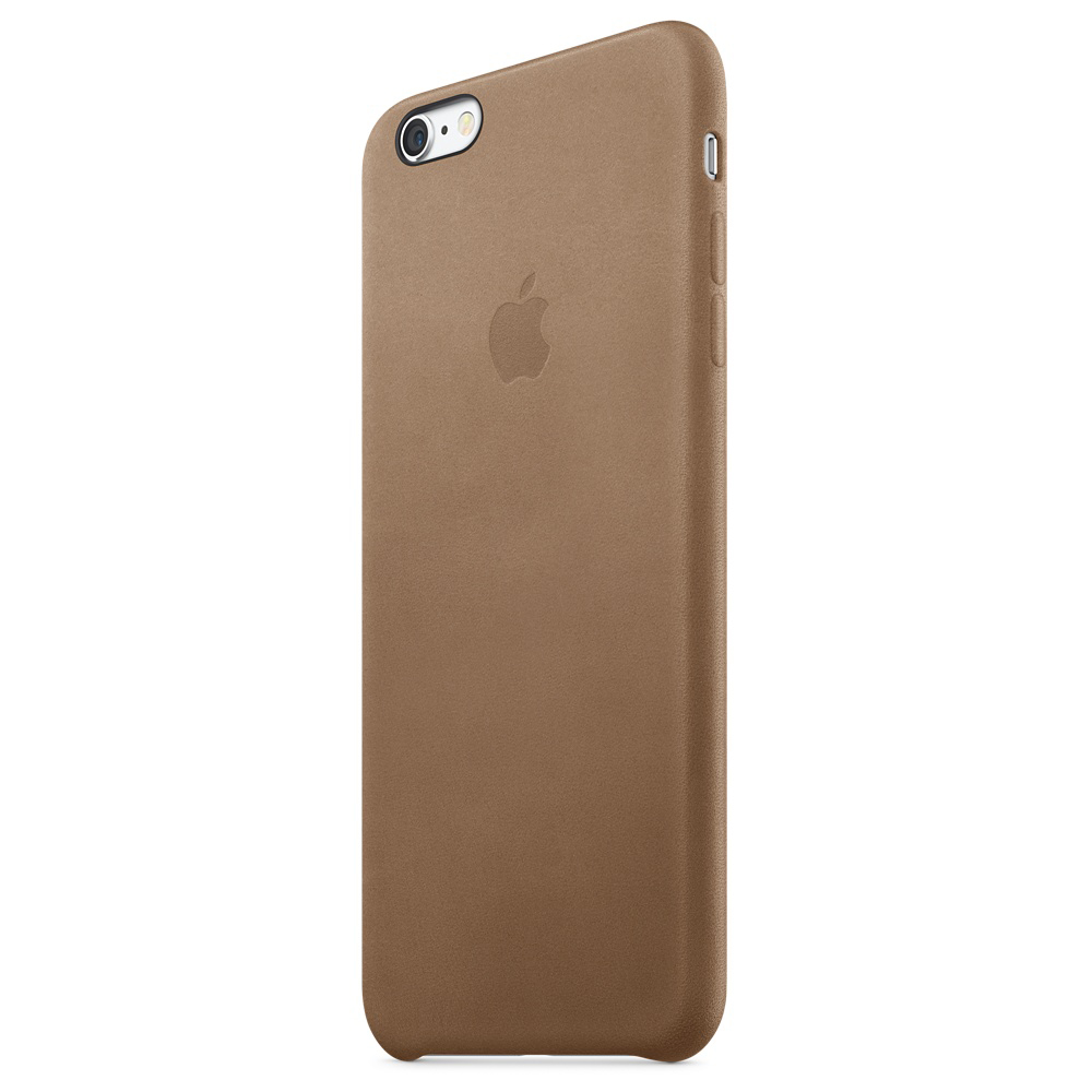 APPLE iPhone 6s Plus Leder Case, Backcover, Apple, iPhone 6s Plus, Braun