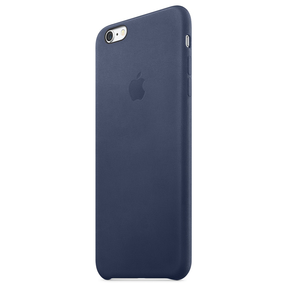 APPLE iPhone 6s Plus Leder Case, Backcover, Apple, iPhone 6s Plus, Blau