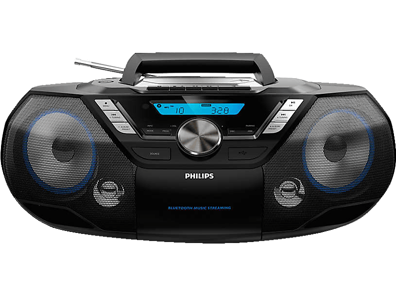 PHILIPS AZB798T/12 - CD Soundmachine (FM, DAB, DAB+, Schwarz)