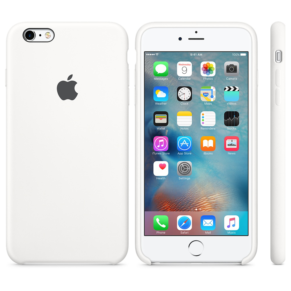 APPLE MKXK2ZM/A, Backcover, Apple, iPhone 6s Plus, Weiß