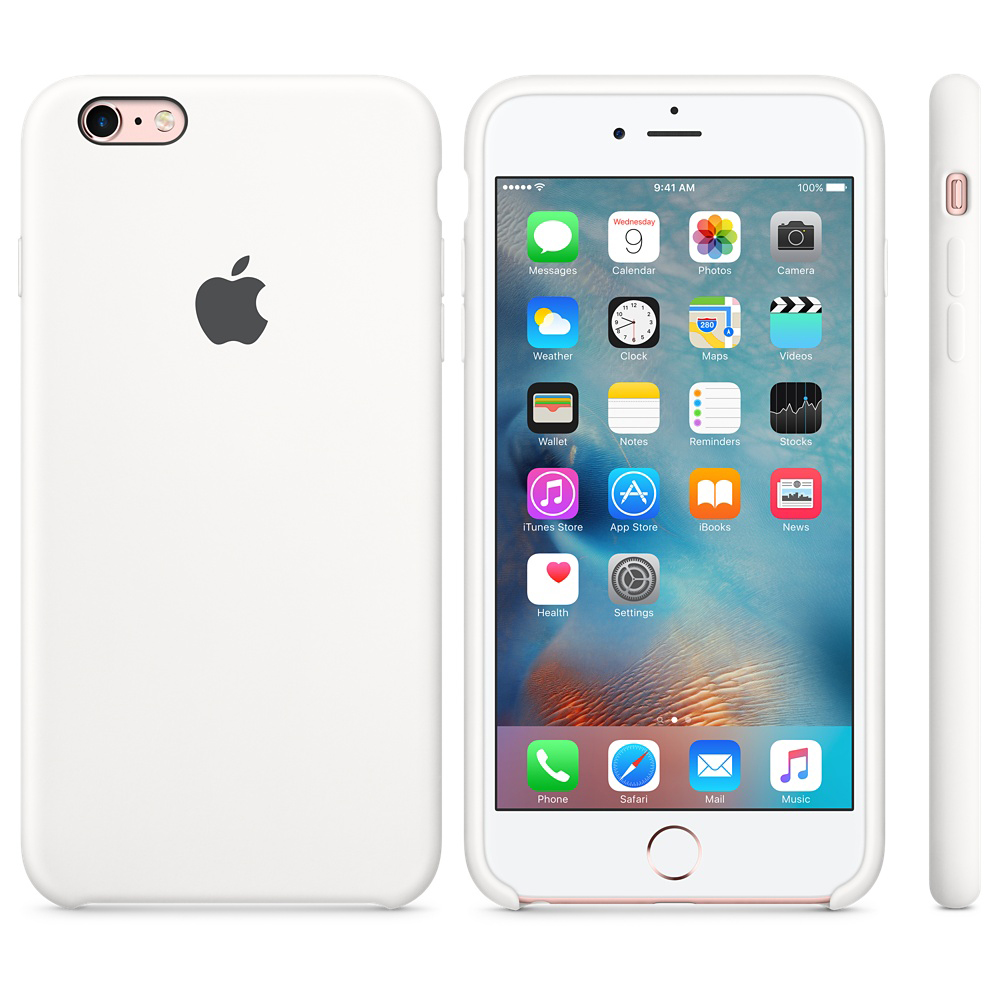 APPLE MKXK2ZM/A, Backcover, Apple, iPhone 6s Plus, Weiß