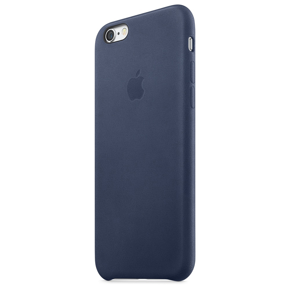 APPLE Leder Case, Apple, iPhone Backcover, MitternachtsBlau 6s