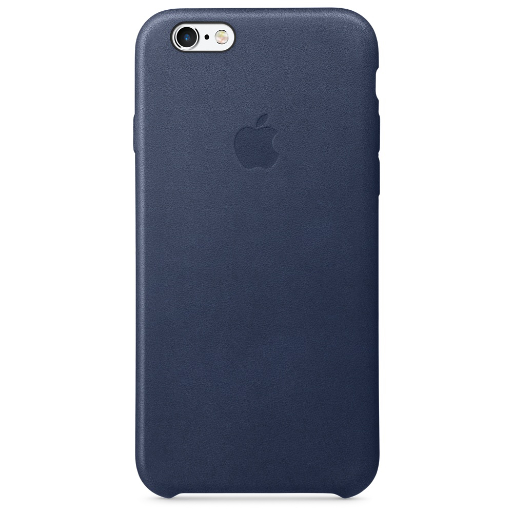 6s, Leder Case, iPhone MitternachtsBlau APPLE Apple, Backcover,
