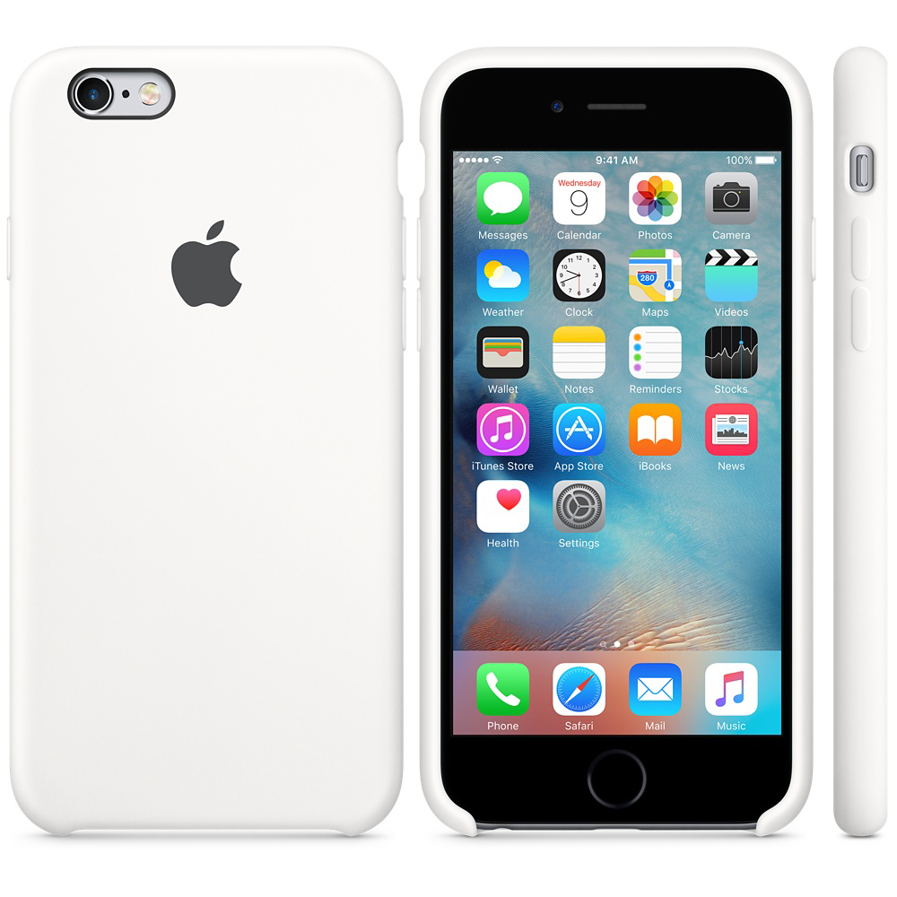 APPLE MKY12ZM/A, Backcover, Apple, iPhone 6s, Weiß