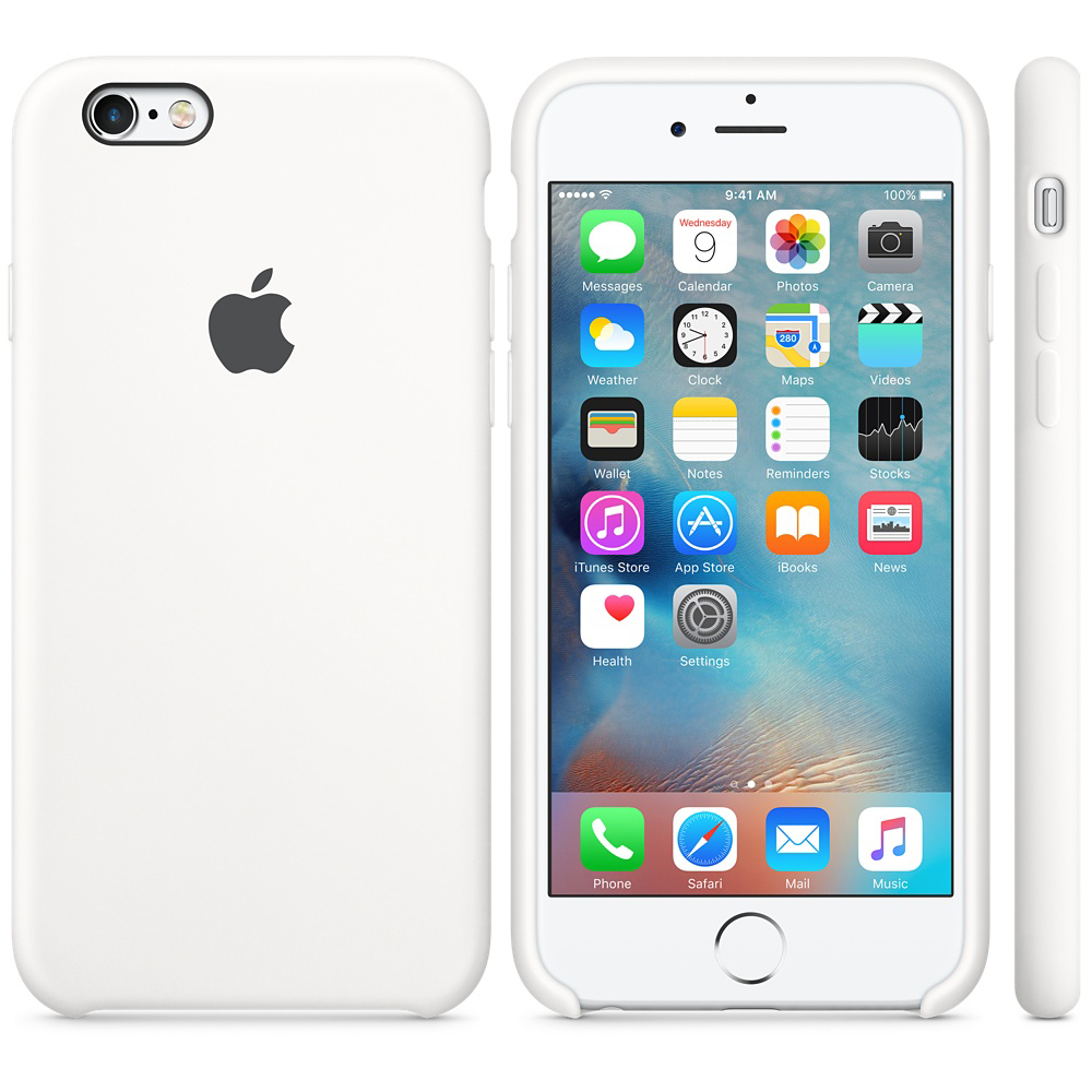APPLE MKY12ZM/A, Backcover, Apple, iPhone 6s, Weiß