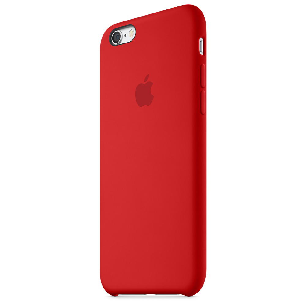 APPLE iPhone 6s Silikon Case, Backcover, Apple, iPhone 6s, Rot