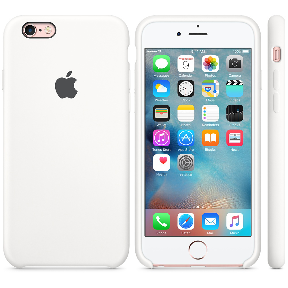 APPLE MKY12ZM/A, Backcover, Apple, iPhone 6s, Weiß
