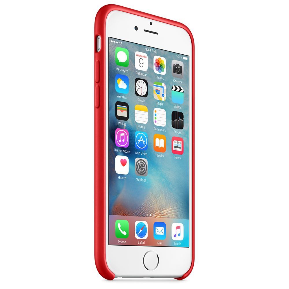 APPLE iPhone 6s Silikon Case, Backcover, Apple, iPhone 6s, Rot