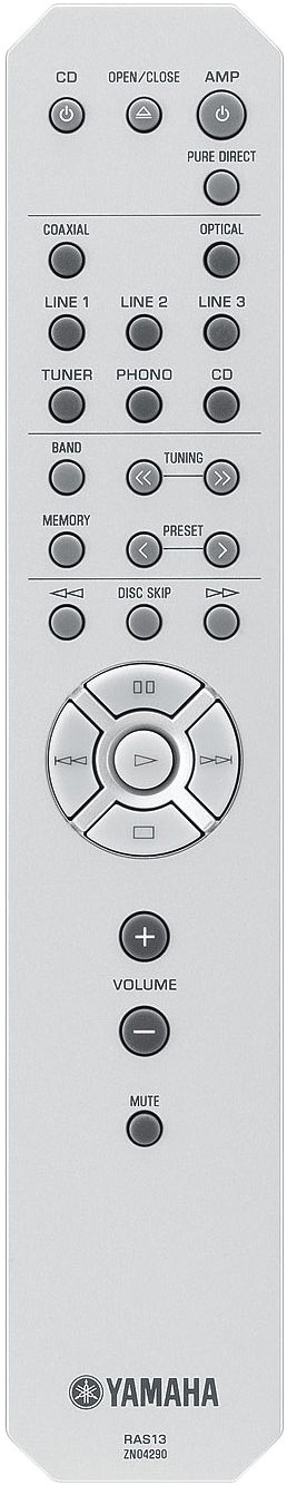 YAMAHA Stereo versterker Zwart (AS501B)