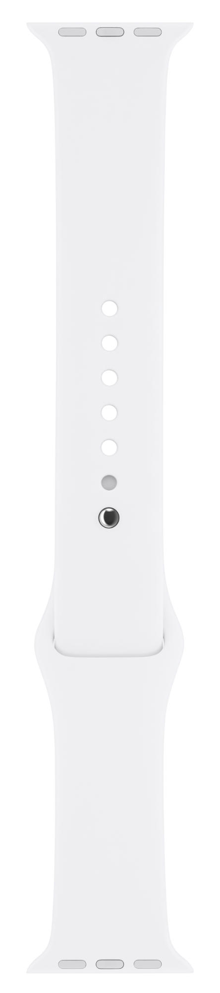 APPLE MJ4E2ZM/A Sportarmband für Apple Watch 38mm, Sportarmband, Weiß