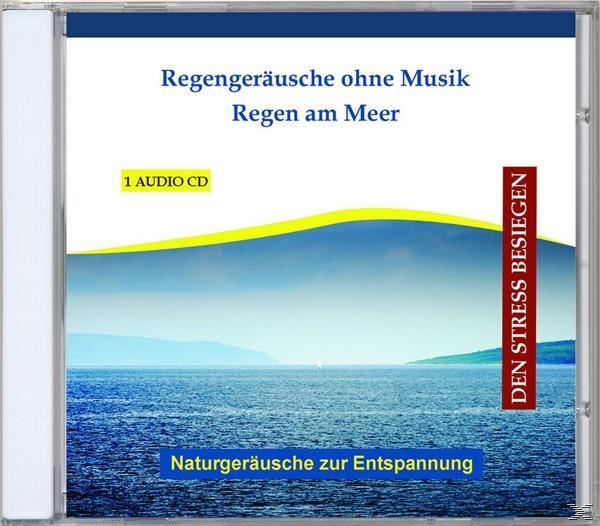 CD-Hülle mit einer Landschaft aus Meer und Himmel, Text auf Deutsch lautet Regen am Meer.