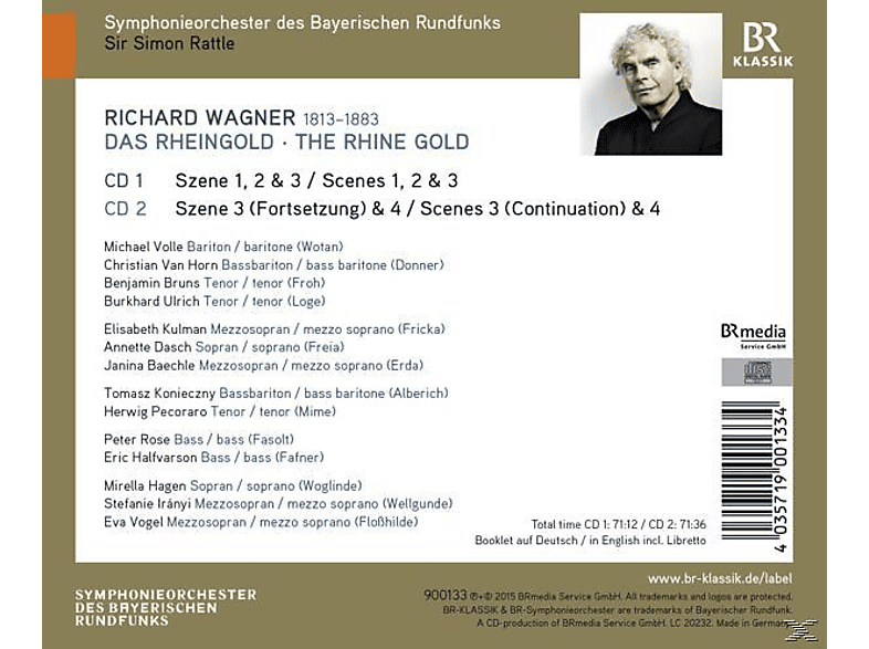 Thumbnail - Volle/Dasch/Rattle - Das Rheingold (CD)