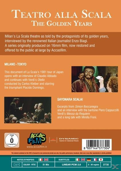 Years Scala: The - (DVD) VARIOUS Teatro Alla Golden -