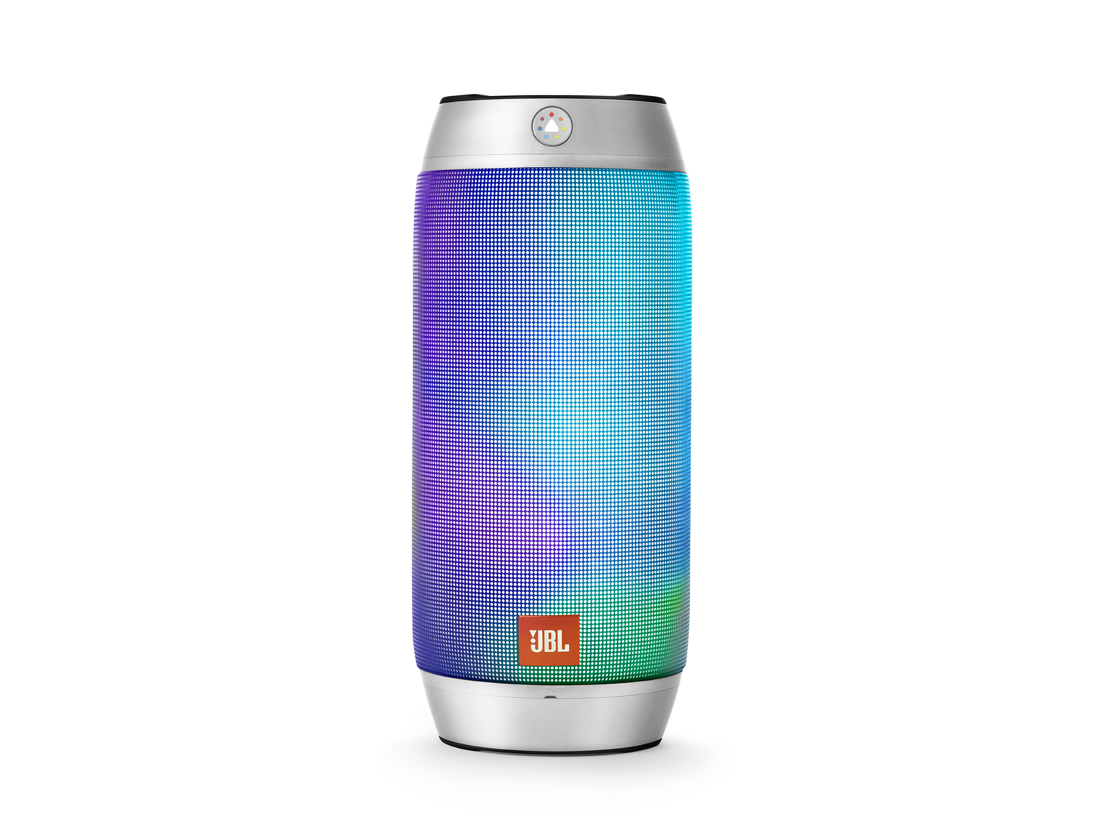 JBL Pulse2 Bluetooth Lautsprecher, Silber, Wasserfest
