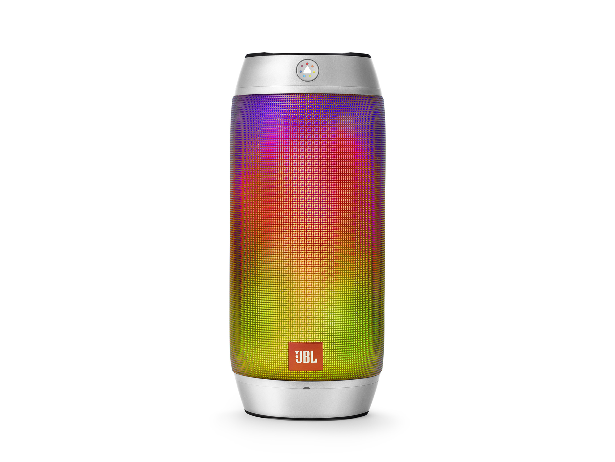 JBL Pulse2 Bluetooth Lautsprecher, Silber, Wasserfest