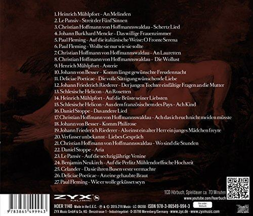 CD-Cover mit einer Zeichnung einer nackten Person und einer Liste deutscher Lieder.