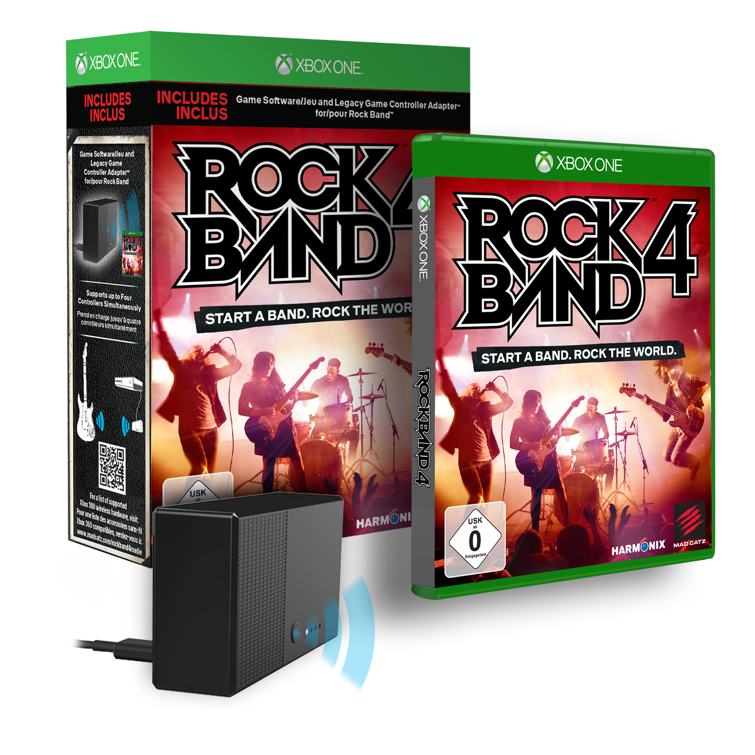 Rock Band 4 inkl. Adapter für Xbox One - [Xbox One]