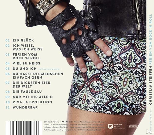 Albumcover mit einer Hand in einem fingerlosen Handschuh und einem gemusterten Rock.