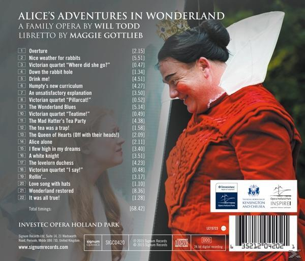 Opera Holland Park - Alice's Adventures In Wonderland  - (CD)