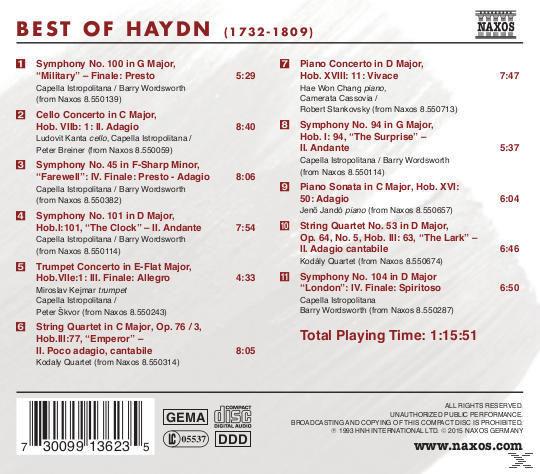 VARIOUS - Best Of Haydn  - (CD)
