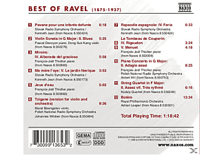 VARIOUS - Best Of Ravel  - (CD)