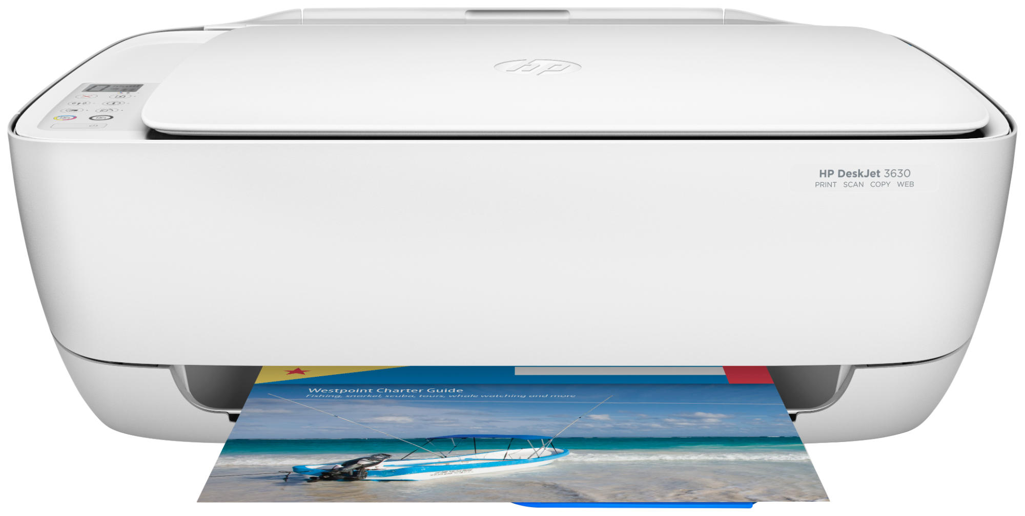 Impresora Multifunción - HP Deskjet 3630, WiFi, impresión móvil.