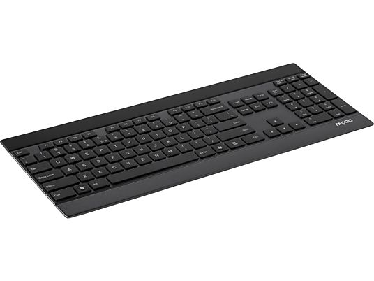 RAPOO 180218 Kabellose Metall-Tastatur "E9270", Schwarz