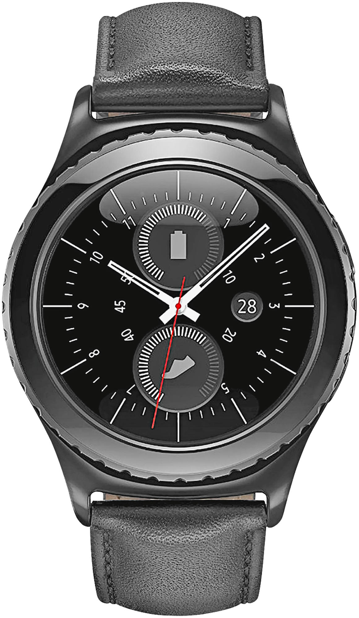 SAMSUNG Gear S2 classic Smart Watch, 170-200 mm, Schwarz