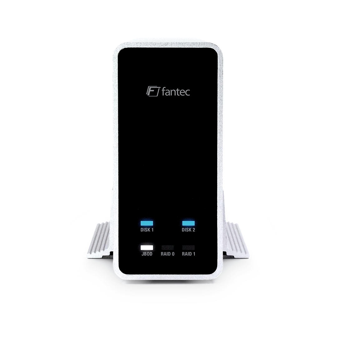 FANTEC 1786 MOBIRAID X2 6G + UASP, Silber