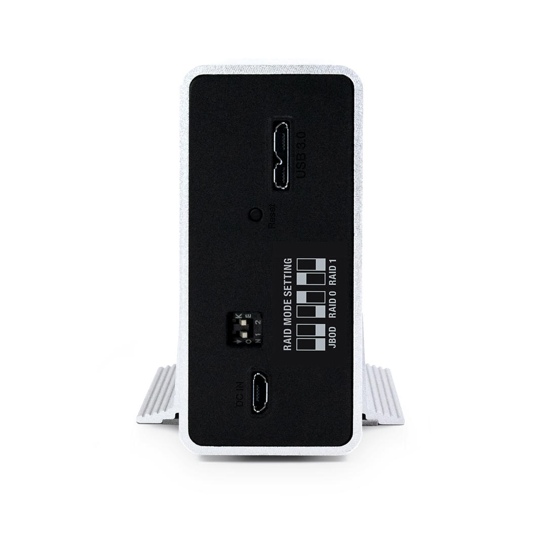 FANTEC 1786 MOBIRAID X2 6G + UASP, Silber