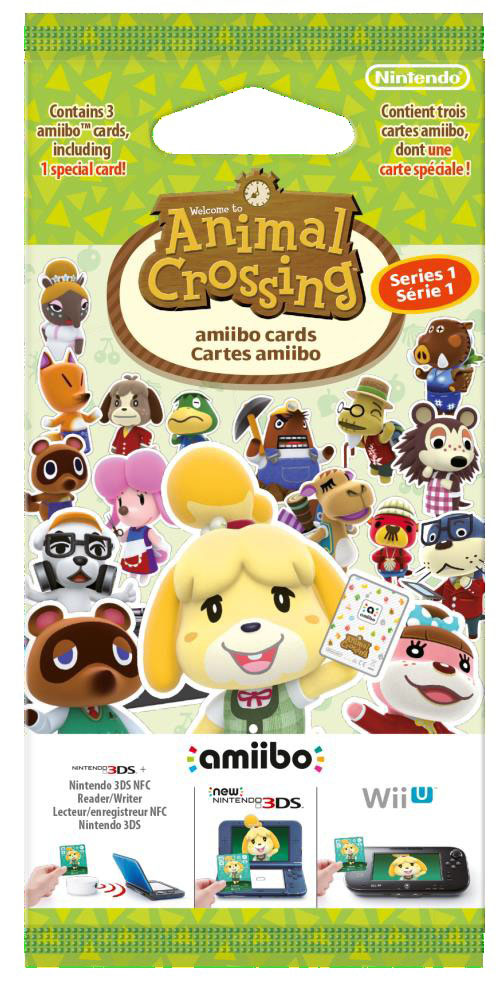 AMIIBO Animal Crossing HHD amiibo-Karten 3 Stück Sammelkarten
