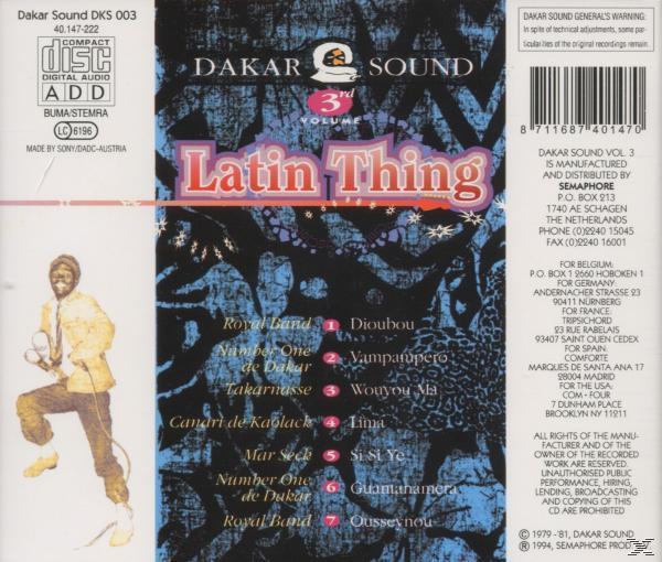 VARIOUS - Latin Thing  - (CD)