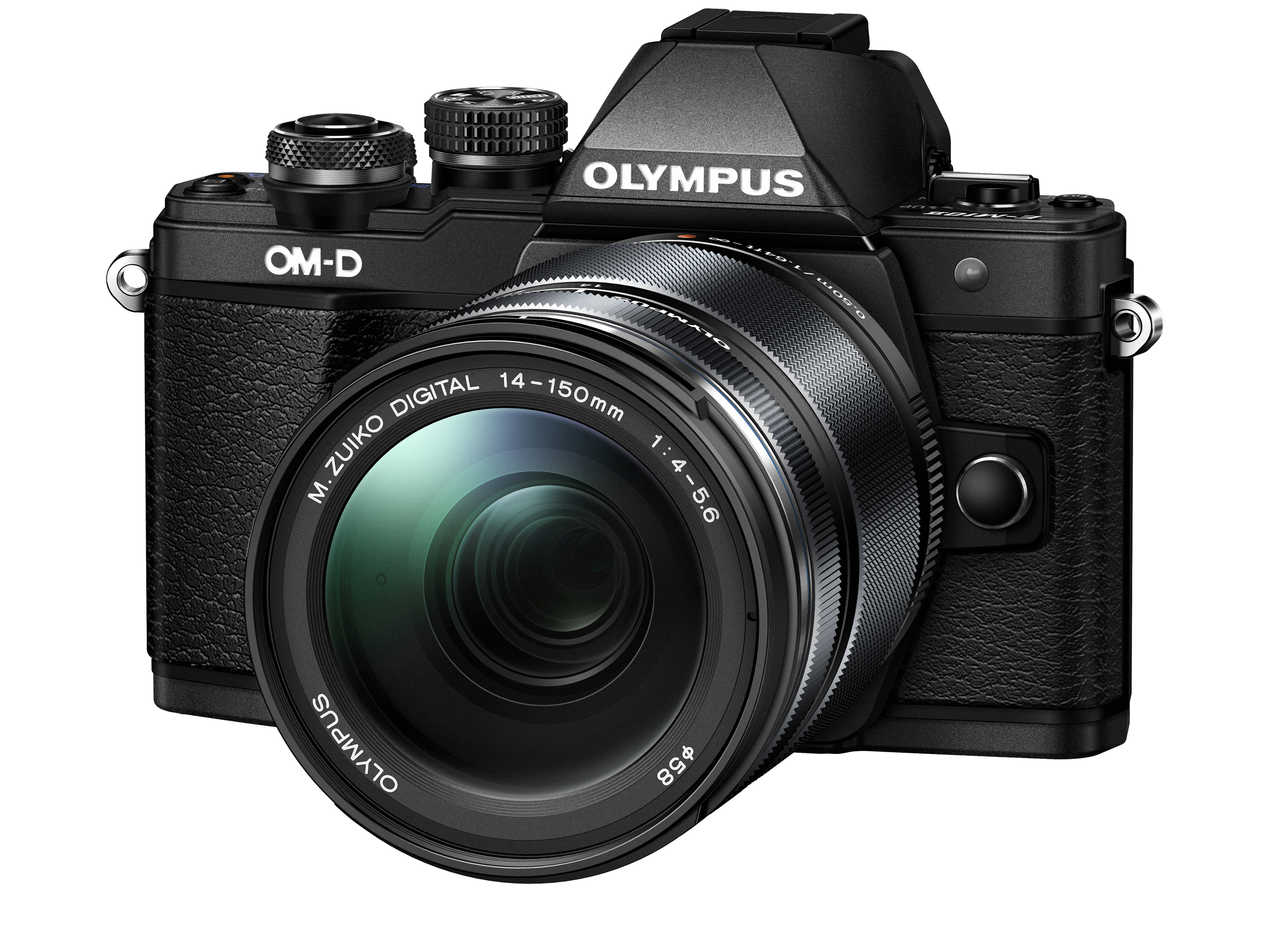 OLYMPUS OM-D E-M10 Mark II  Systemkamera mit Objektiv 14-150 mm, 7,6 cm Display Touchscreen, WLAN