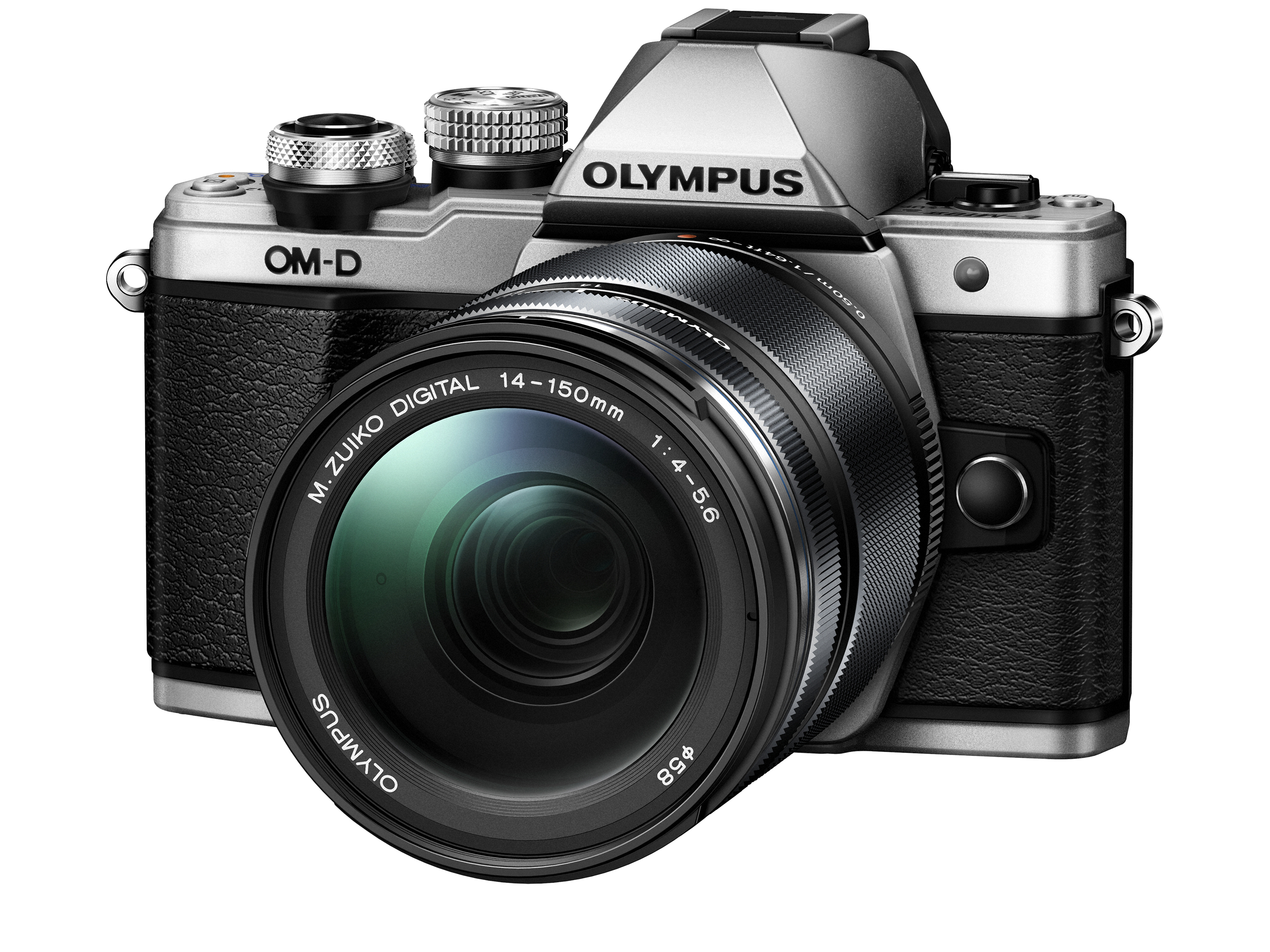 OLYMPUS OM-D E-M10 Mark II  Systemkamera mit Objektiv 14-150 mm, 7,6 cm Display Touchscreen, WLAN